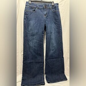 JLo Women's Blue Jeans Wide Leg Y2K Medium Wash Size 6 31x30 Cotton Denim Street